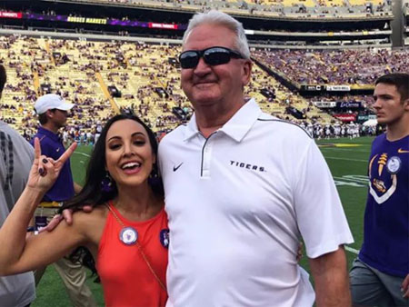 Steve Ensminger and Carly McCord shared a teasing relationship.